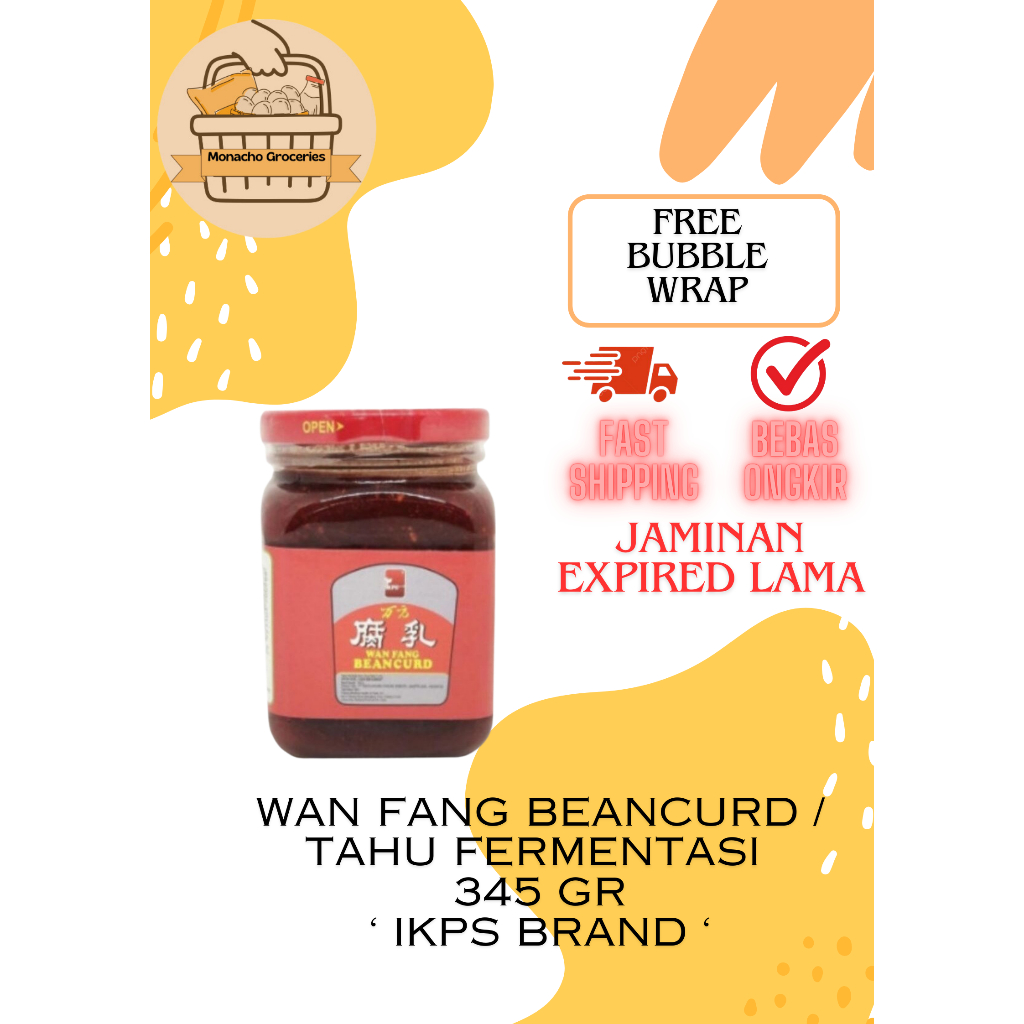 

Wan Fang Beancurd / Tauju / Tahu Merah / Tauji / Tahu Fermentasi