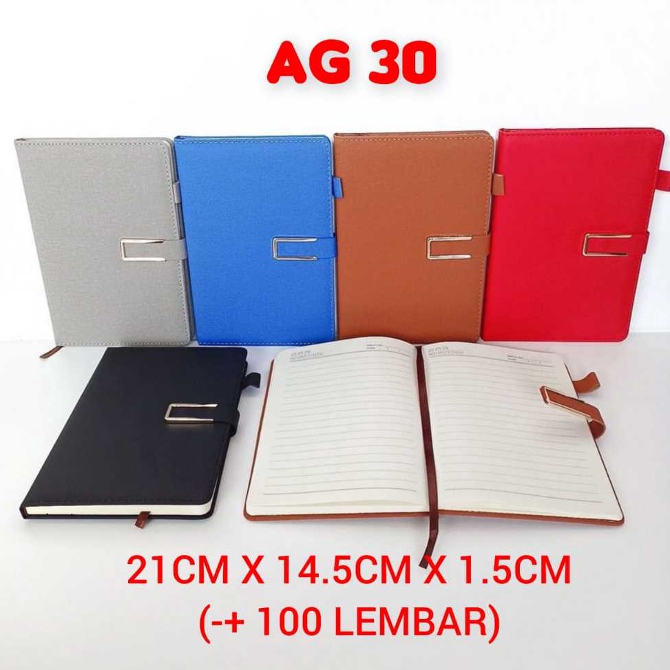 

Ready AG 3 I Buku Agenda A5 I Notebook Buku Tulis Bisa Custome Nama dan Logo Perusahaan M48