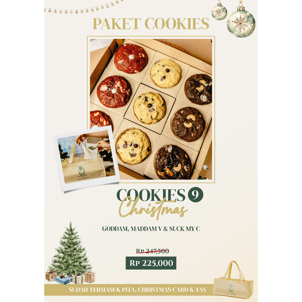 

PAKET COOKIES CHRISTMAS 9