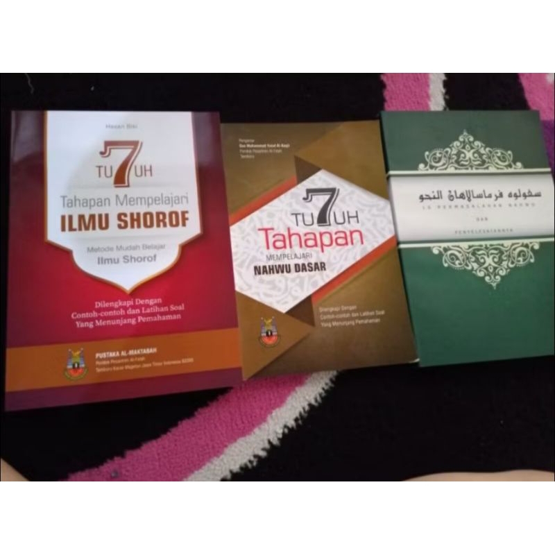 paket 7 tahapan nahwu shorof dan SPN 10 permasalahan nahwu