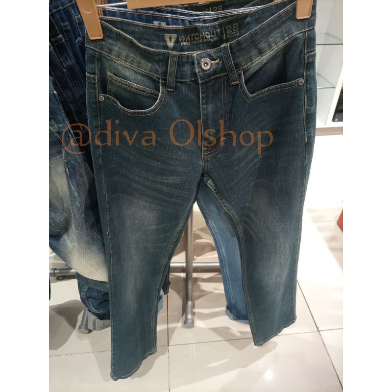 WATCHOUT JEANS ORIGINAL celana jeans pria Reguler