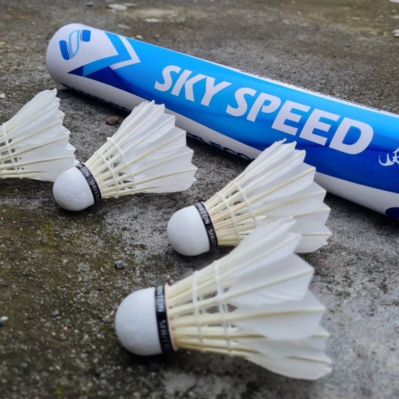 shuttlecock / kok badminton sky speed biru