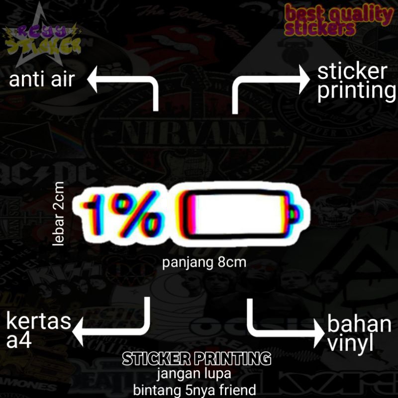 

STICKER PRINTING ANTI AIR 1 PERSEN