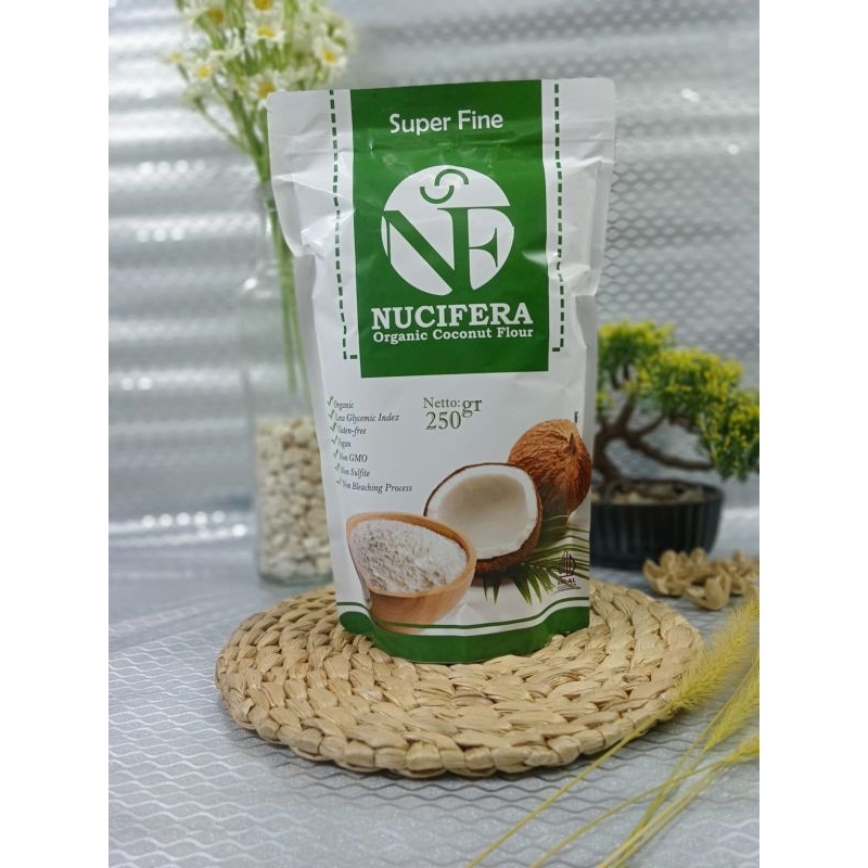 

Nucifera Tepung Kelapa | Coconut Flour Fine Grade 250gr