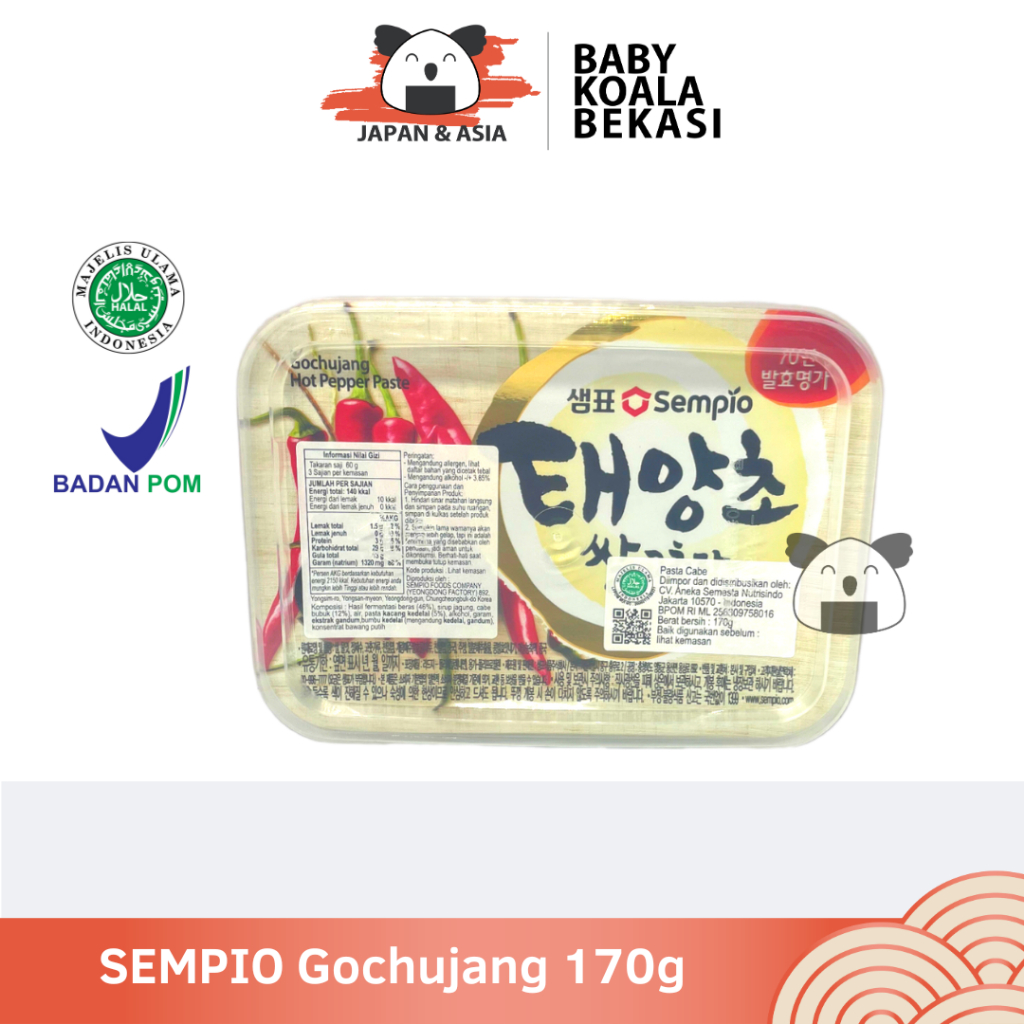 

SEMPIO Korea Hot Pepper Paste 170 g | Sempio Gochujang | Sambal Pasta Korea - Bekasi