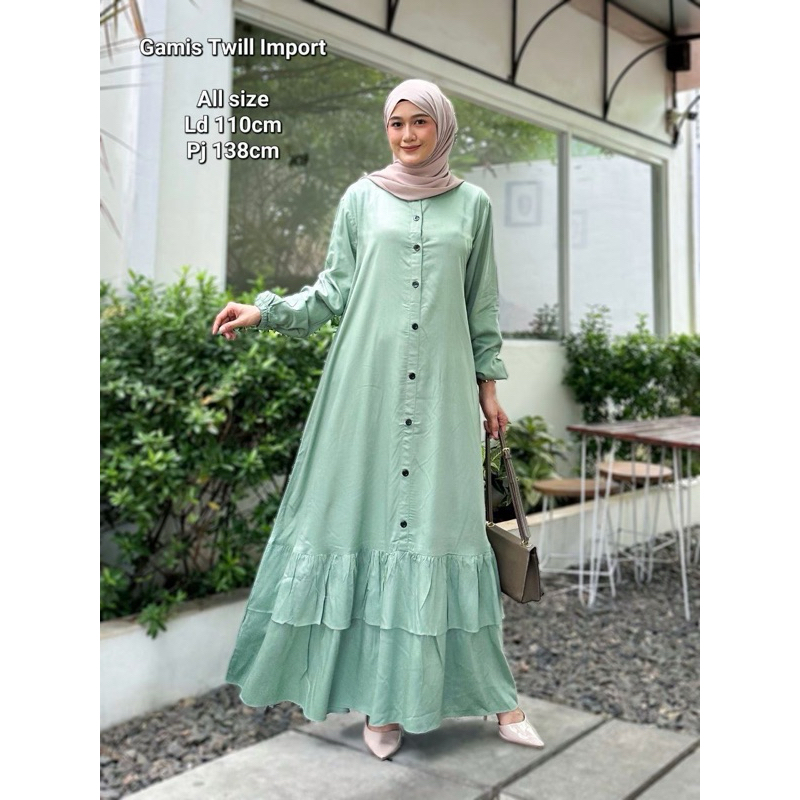 twill polos/ gamis twill Ori/ gamis twill pekalongan