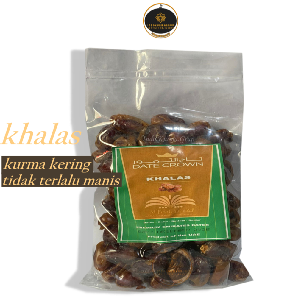 

Kurma Date Crowm[1KG] | Kurma Khalas Premium[ KEMASAN PLASTIK TEBAL ]