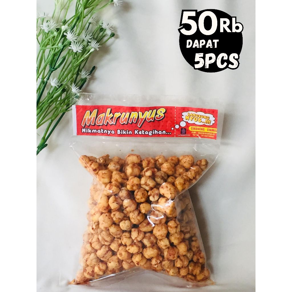 

50Rb dapat 5pcs pilus garcia renyah dan gurih kemasan 150 gram