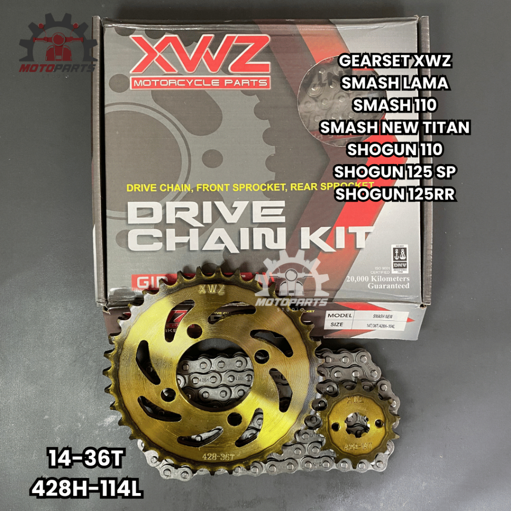 GEAR GIR SET GIR PAKET SMASH NEW TITAN SHOGUN 110 125 SP SMASH 110 XWZ
