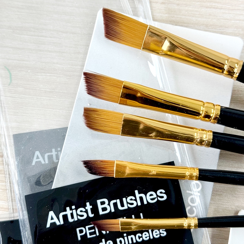 

Giorgione Profesional Berus Nylon Artis 5pcs Set Watercolor/ Oil paint/ Acrylic Painting brushes