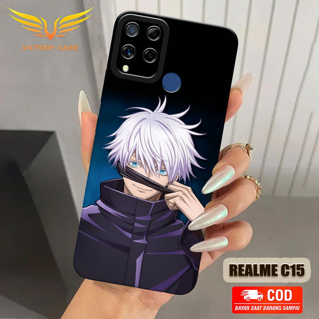 New! Anime Case - Softcase Realme C15 Terbaru - Case Hp Realme C15 - Casing Realme C15 - Case Lentur