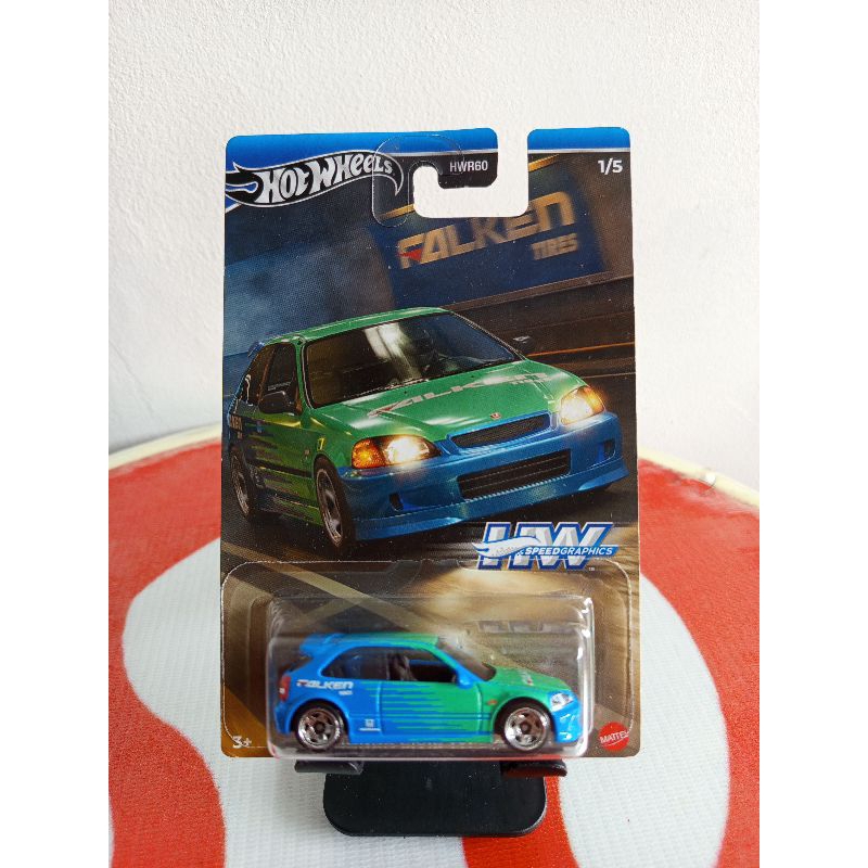 Hot Wheels 99 Honda Civic Type R (EK9)