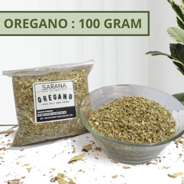 

Oregano Bubuk Kering untuk Pizza Asli Original 100 Gram / Rempah Bubuk / Bumbu Dapur Bubuk Lengkap