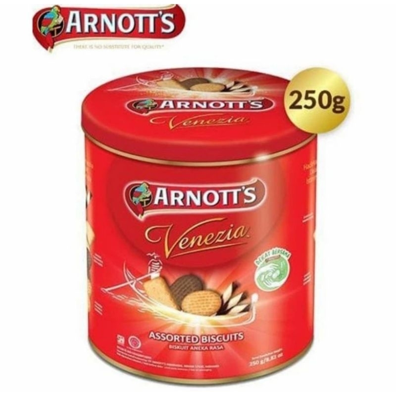 

VENEZIA ASSORTED BISCUIT TIN 250GR