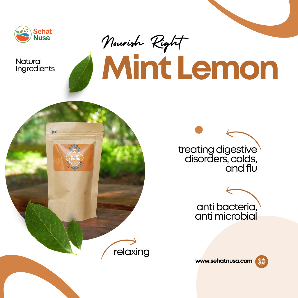 

Mint Lemon - Artisan Tea - Teh Celup Herbal Sehat Nusa by Taman Konservasi Socfindo