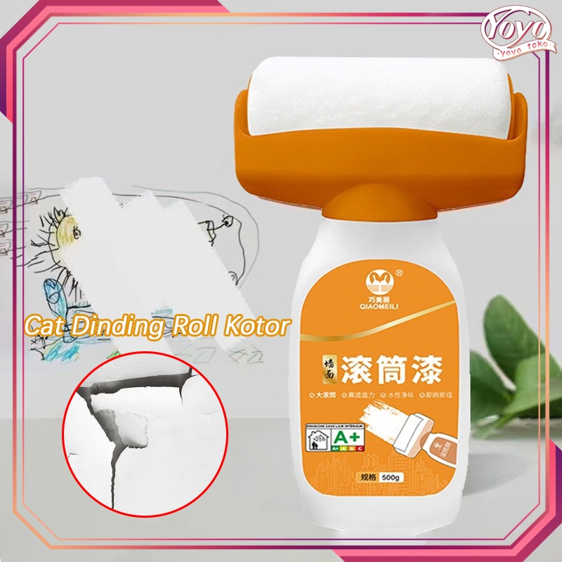 500g Rolan Cat Tembok Rol Untuk Cat Tembok Tembok Cat Reparasi Cat Lateks Berbahan Dasar Air Putih