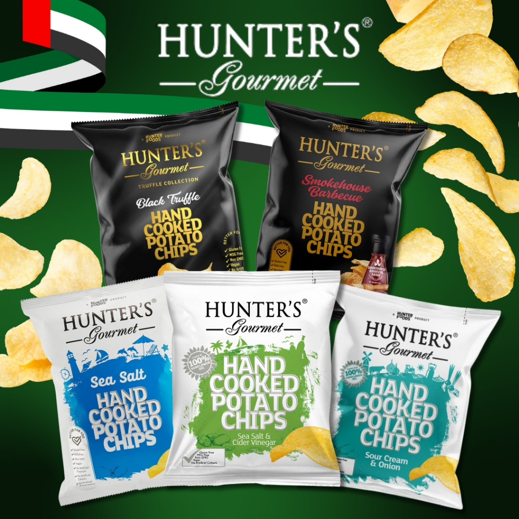 

Hunter's Gourmet Hand Cooked Potato Chips 1 Pouch