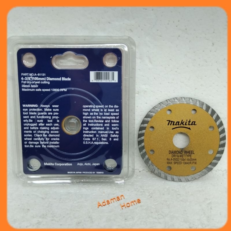 Pisau Potong Granit Turbo Makita