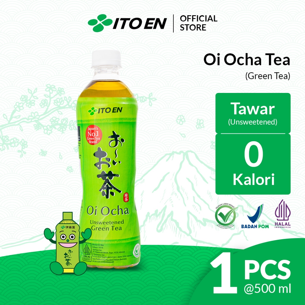 

ITO EN Oi Ocha Green Tea No Sugar 500ml - Teh Antioksidan Sehat