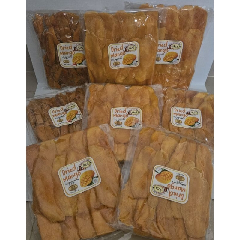 

Ready AOI Dried Mango Bangkok Thailand 250 gr Original Spicy | snack thailand | jajanan | cemilan