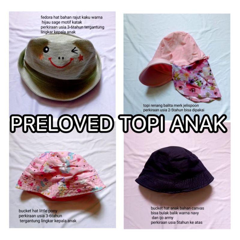 PRELOVED PL Topi Bando Bondu Accesories Rambut Bayi Anak Perempuan