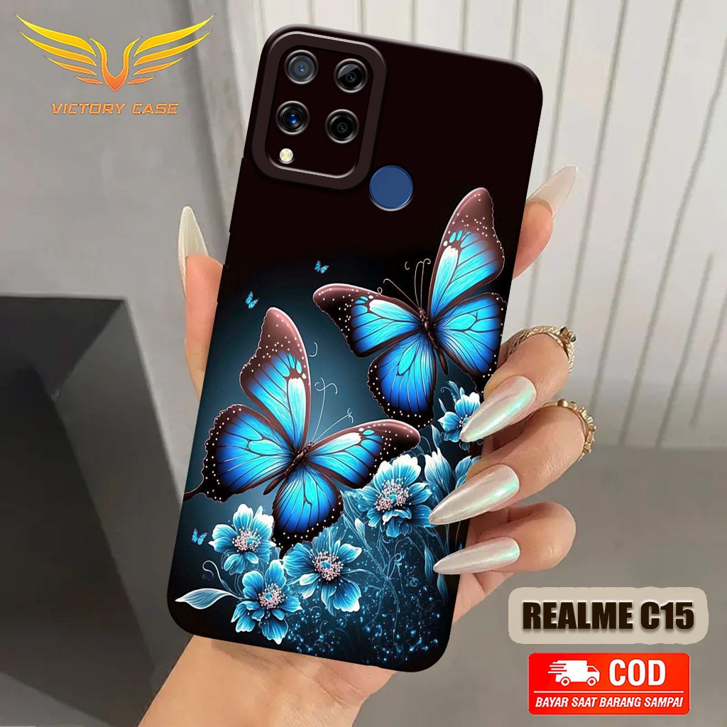 New Kupu Case - Softcase Realme C15 Terbaru - Case Hp Realme C15 - Casing Realme C15 - Case Lentur &