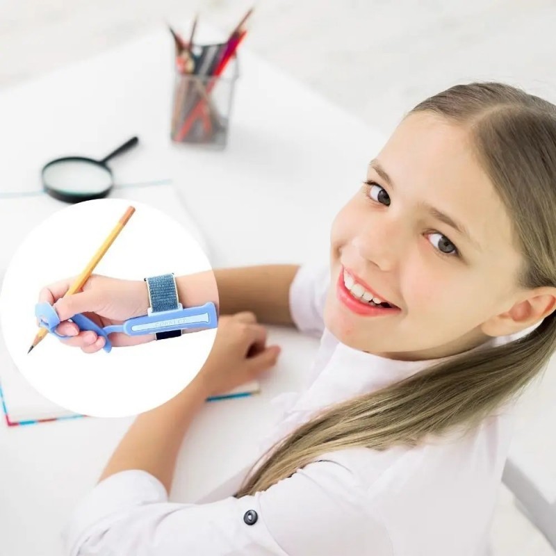 

Ay00! Pensil Grip 5 Jari Grip Pensil Anak Universal Pencil Grip Soft Silicone Alat Pegang Pensil