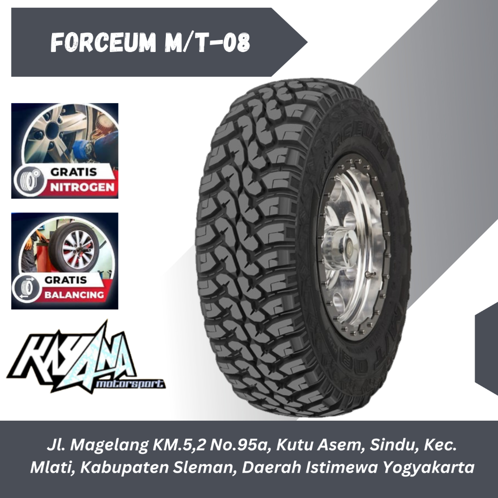 Ban Mobil Murah FORCEUM MT 08 PLUS 235 70 R16 RING 16 OFFROAD