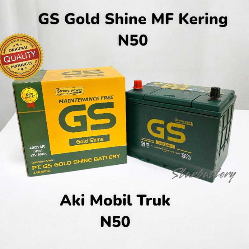 Aki Mobil Colt Diesel/ Truck Fuso GS Gold Shine N50