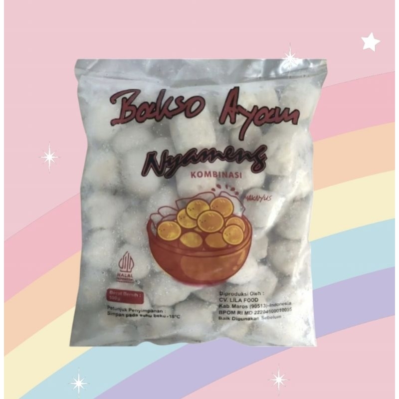 

PROMO !!! BAKSO 500g / PENTOL BAKSO/ BAKSO 500g / BAKSO AYAM nyameng