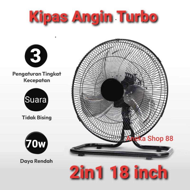 Kipas angin meja / dinding 18 inch