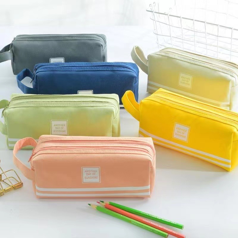

Tas Pensil Kain Oxford Tas Pensil Dua Lapisan Dengan Dua Resleting Oxford Tas Pensil Kapasitas Besar Dengan Pegangan Tas Alat Tulis Siswa Dengan Dua Resleting Tas Alat Tulis Dua Lapisan