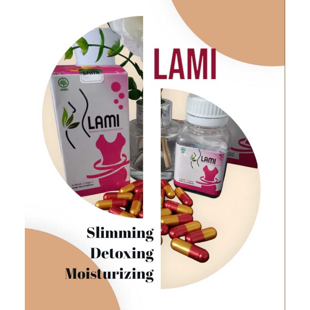 Slimming Herbal / Kapsul Pelangsing Lami Langsing Alami Oren Merah