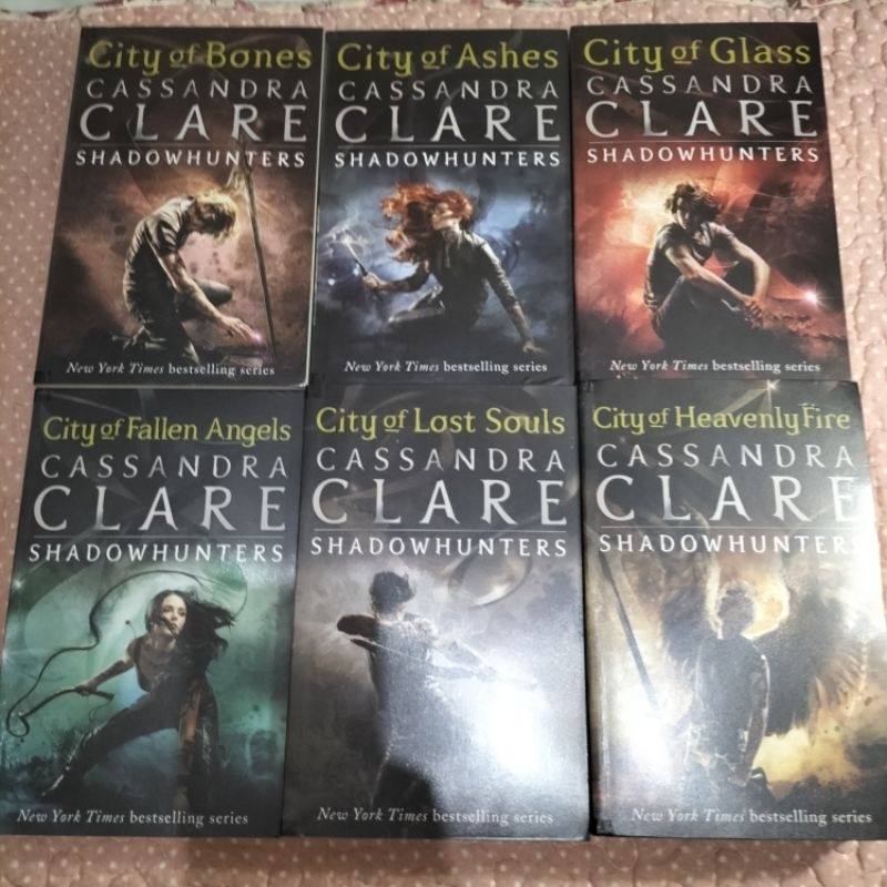 Preloved the mortal instruments Shadowhunters city of bones ashes glass fallen angels lost souls hea