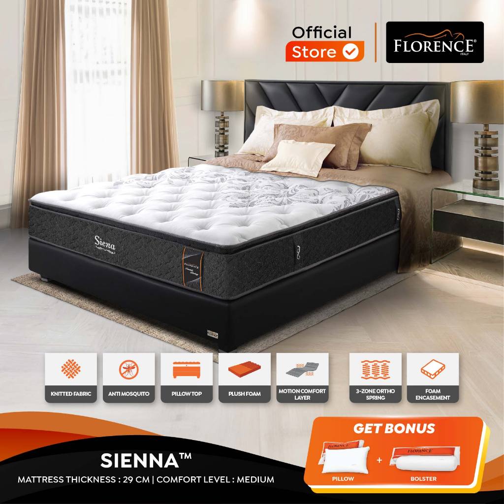 Florence Kasur Spring Bed Siena - Full Set