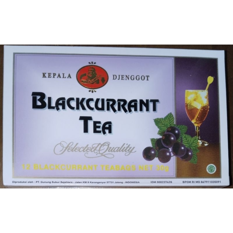 

TEH KEPALA DJENGGOT BLACKCURRANT ISI 12 TEABAGS