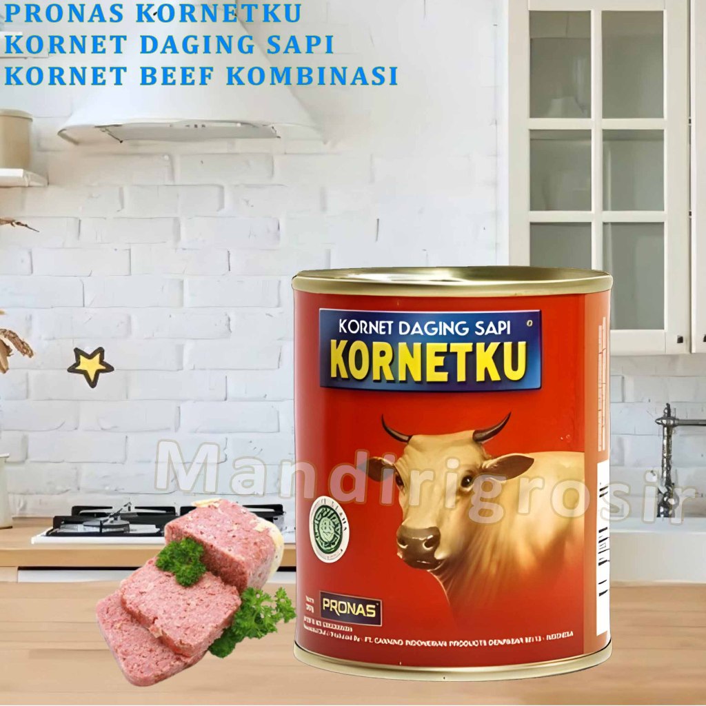 

Kornetku Daging Sapi * Pronas * Corned Beef Combination * 340gr