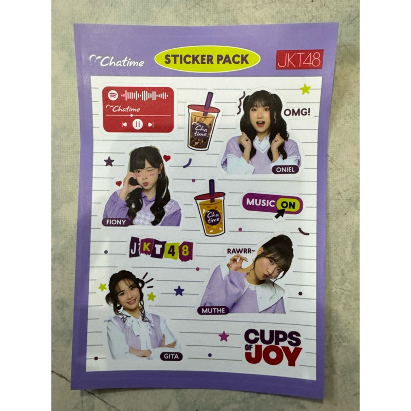 

Sticker Chatime X JKT48 2024