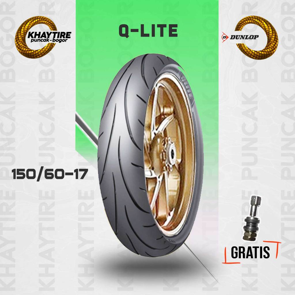 Ban Motor Sport DUNLOP Q-LITE 150/60 Ring 17 Tubeless
