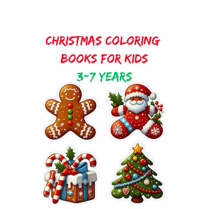 Buku Mewarnai Anak Tema Natal