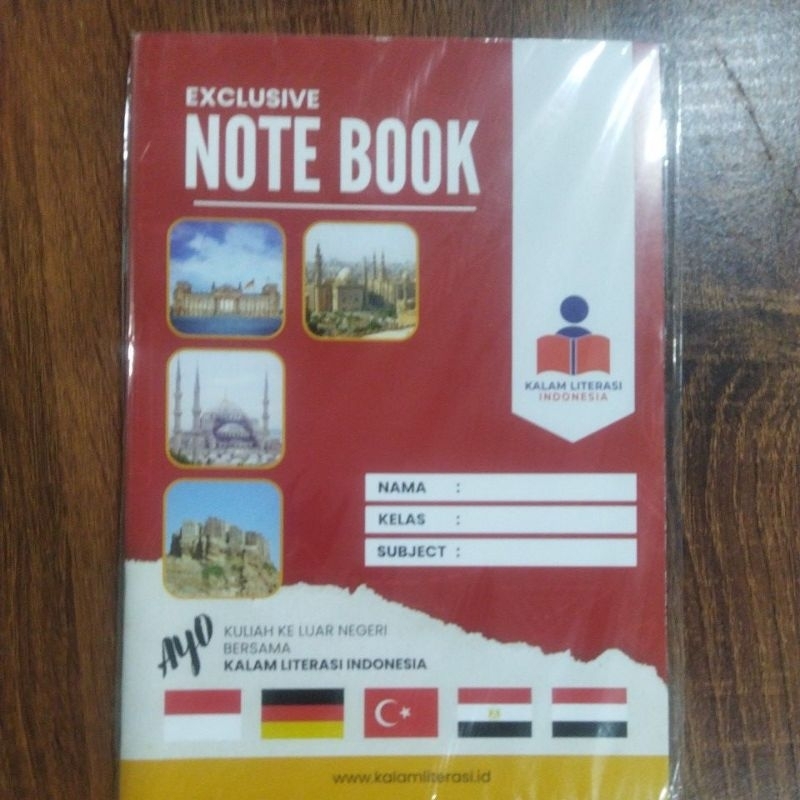 

Buku Tulis Kalam Literasi Indonesia