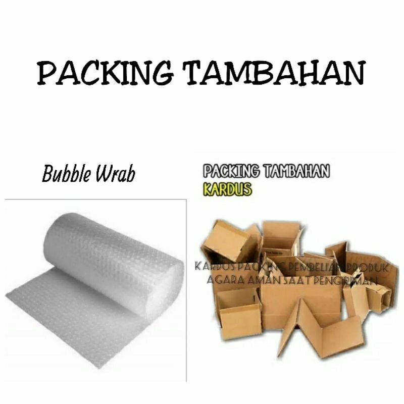 

GIFT BAG SPUNBOND/ PACKING TAMBAHAN BUBBLE WRAB/KARDUS BARU/KARDUS BIASA