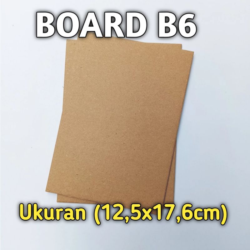 

BOARD B6/BOT KUNING NO 30 UKURAN B6/MURAH/PAPAN BOARD