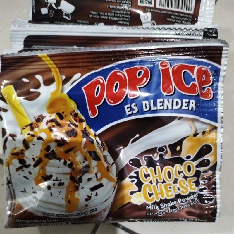 

Pop Ice Es Blender Choco Cheese Milk Shake Powder