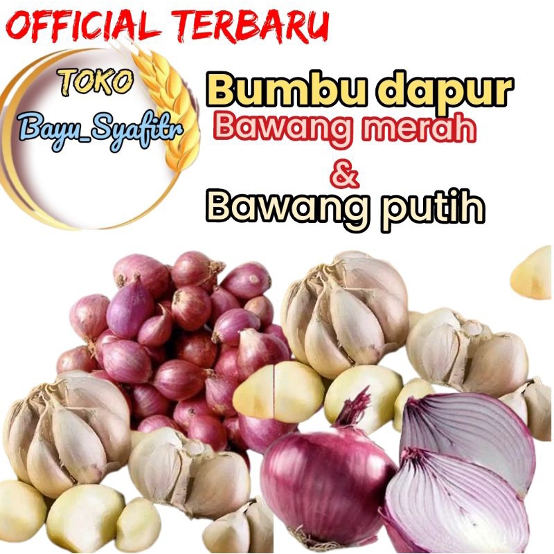 

REDY'' Bumbu Dapur bawang Merah&putih Fress berkualitas