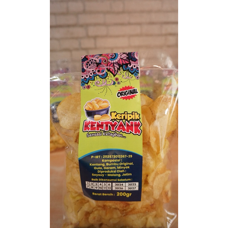 

Keripik Kentyank Original 100gr