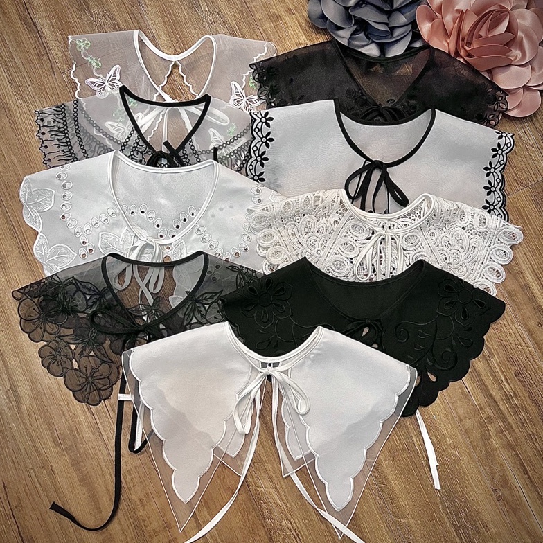 Promotion Kerah Bordir Kerah  Fake Collar Kerah Instan Korea