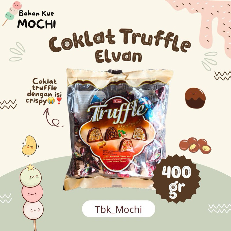 

Coklat Elvan Truffle 400gr / Coklat Turki Asli Elvan Truffle / Coklat Arab Truffle 400gr