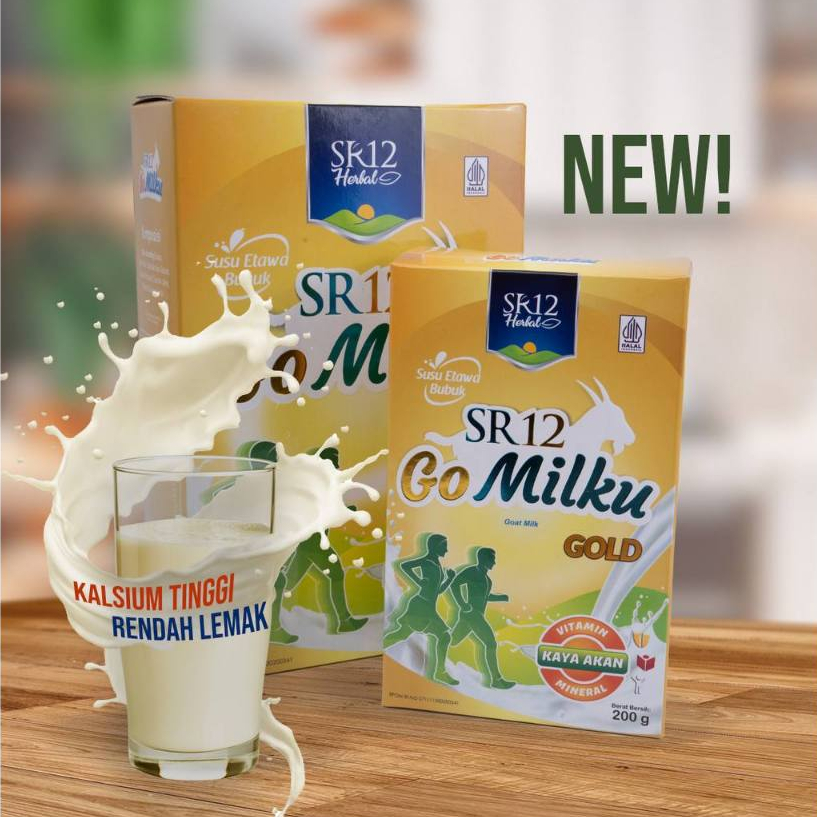

SR12 Susu Bubuk Kambing Go Milku Gold Herbal - Susu Gomilku Kambing Etawa Atasi Nyeri Sendi & Linu