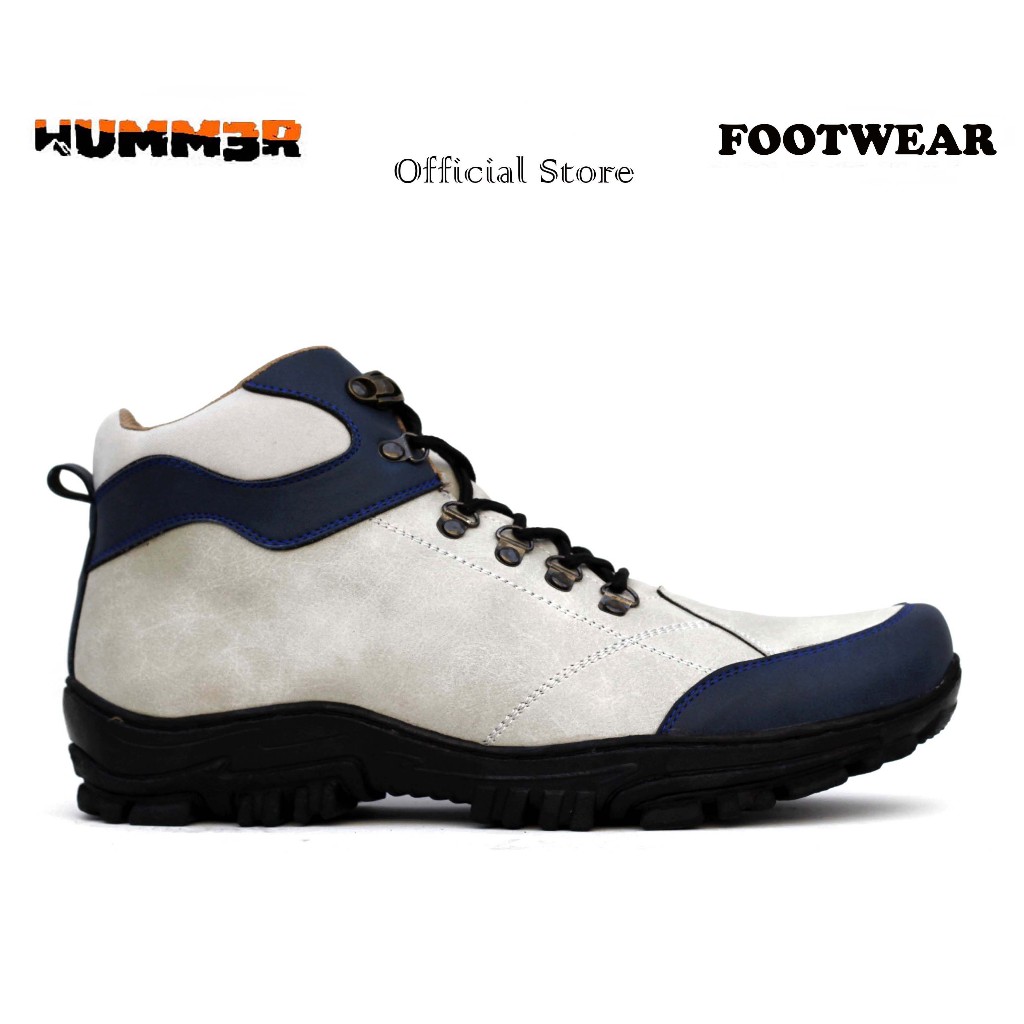 HUMM3R Pitbull Ivory - Sepatu Boots Adventure Pria Ukuran Jumbo